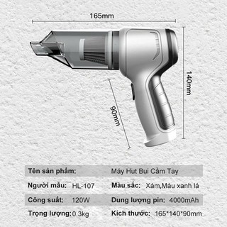 Máy Hút Bụi Cầm Tay Nhật Bản TAMASHIO Không Dây Hút Bụi Ô Tô 3 Trong 1 Hút Bụi Và Hút Chân Không