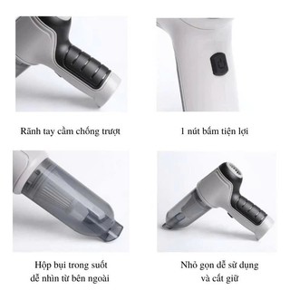 Máy Hút Bụi Cầm Tay Nhật Bản TAMASHIO Không Dây Hút Bụi Ô Tô 3 Trong 1 Hút Bụi Và Hút Chân Không