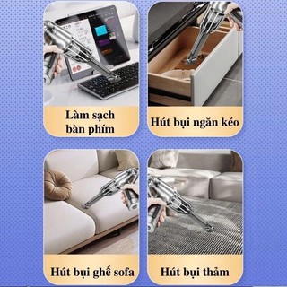 Máy Hút Bụi Cầm Tay Nhật Bản TAMASHIO Không Dây Hút Bụi Ô Tô 3 Trong 1 Hút Bụi Và Hút Chân Không