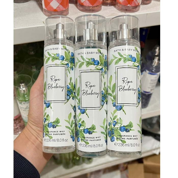 body mist, Xịt thơm Toàn thân Wild Blueberry 236ml Hương Viêt Quất nhẹ nhàng, thanh lịch
