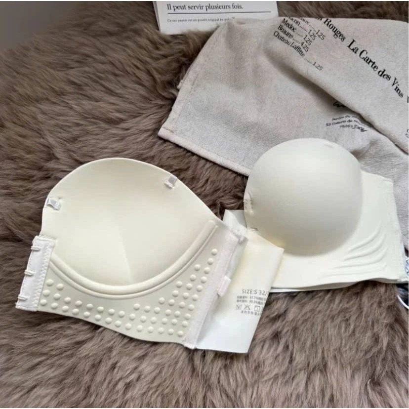 [Peinn] Áo Ngực Nữ Thời Trang Móc Cài Phía Trước Mút 3cm Nâng Ngực Cho Nữ Đồ Lót Không Dây Nâng Chống Tụt.
