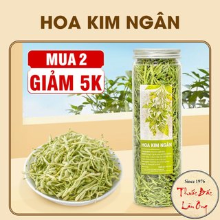 Hoa kim ngân thượng hạng 100g, trà kim ngân hoa, nguyên nụ, không lẫn cành, thanh nhiệt, tốt cho sức khỏe