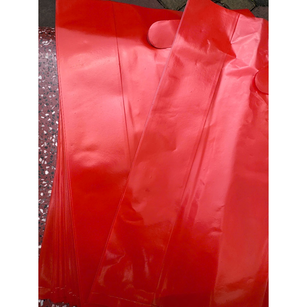 1Kg túi nhựa(Hàng đẹp) PP đỏ túi nilong đỏ túi đựng quà, túi bọc hàng loại dai bền đẹp đủ mọi kích thước