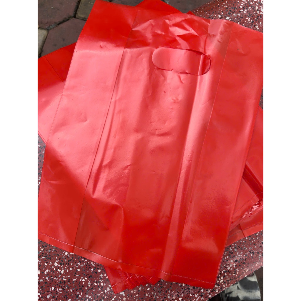 1Kg túi nhựa(Hàng đẹp) PP đỏ túi nilong đỏ túi đựng quà, túi bọc hàng loại dai bền đẹp đủ mọi kích thước