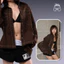 Áo Sơ Mi Tay Dài Line May Trắng - | BLACK | Vải Khaki Vân Hàn