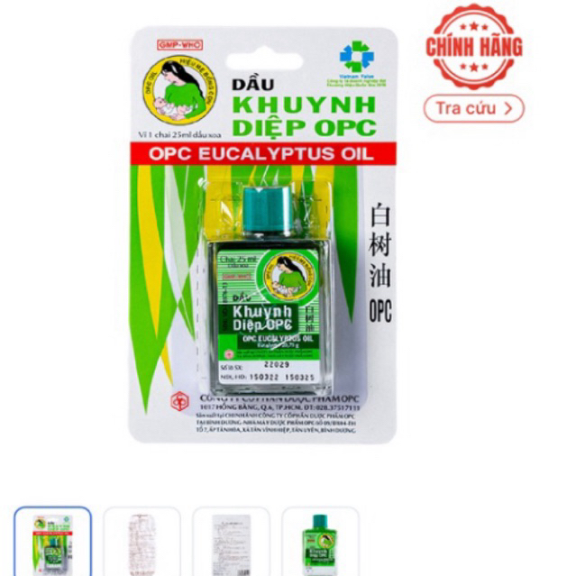 Dầu khuynh diệp Opc hiệu mẹ bồng con 25ml