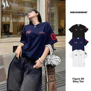 Áo Thun Boost Energy 09 Cotton 250gsm Local Brand Nevasome Thêu Tay Form Boxy Rộng Nam Nữ Cổ Tròn