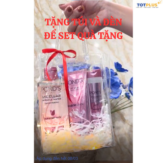 Bộ 3 Bước Chăm Sóc Da Pond’s - Tẩy Trang, Sữa Rửa Mặt, Toner - Làm Sạch, Dưỡng Sáng, Cấp Ẩm Cho Da