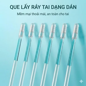 Bịch 24 que lấy ráy tai silicon mềm bám dính hiệu quả