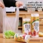 Túi PE đựng thực phẩm dùng 1 lần dày dặn có quai xách (cuộn 300 túi)