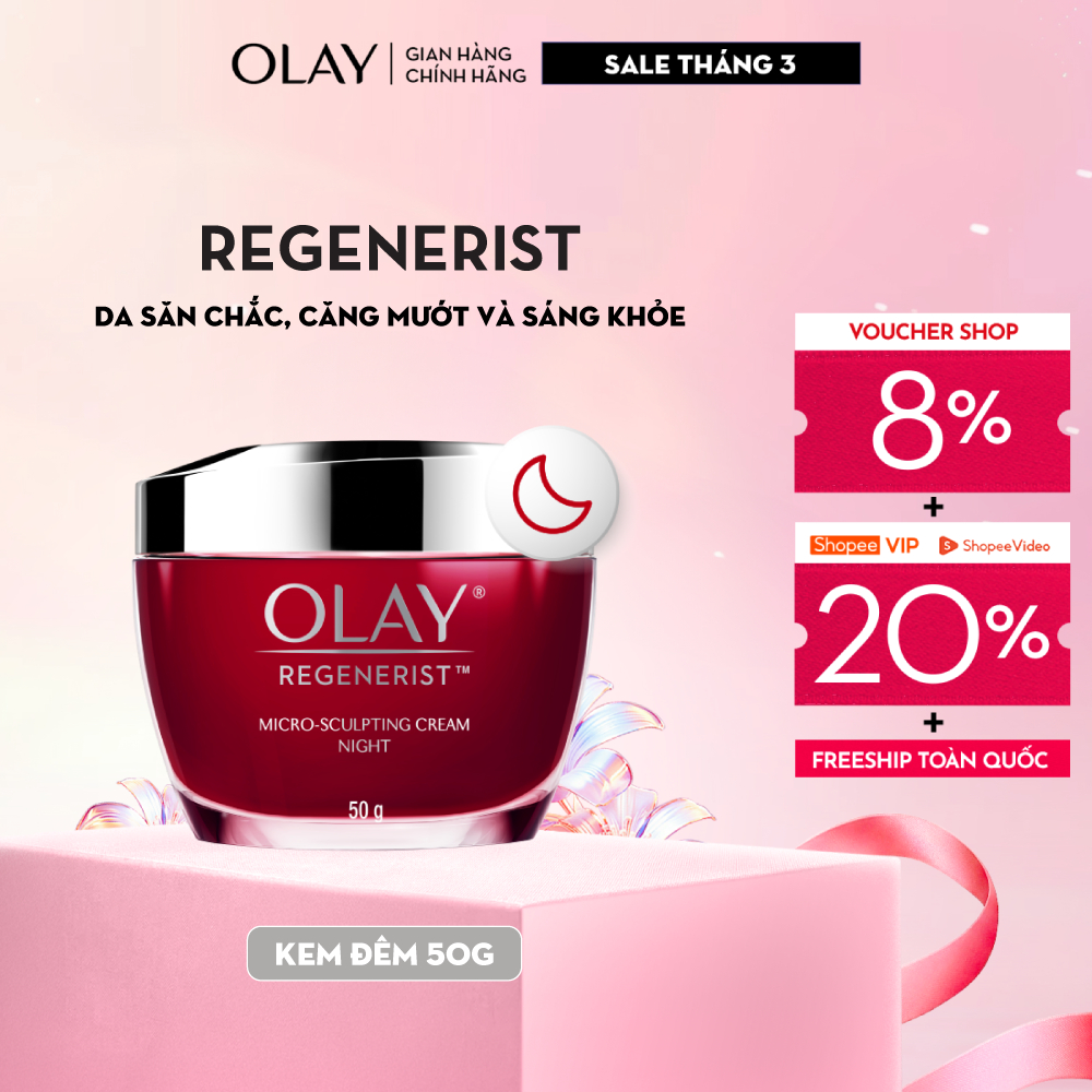 [Meta] Kem Dưỡng Ẩm OLAY REGENERIST Ban Đêm Căng Mướt, Sáng Khỏe & Phục ...