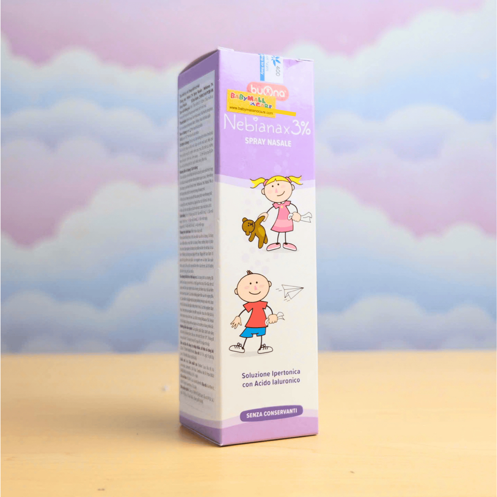 Xịt Mũi Nebianax 3% BOUNA 100ml  Giúp Giảm Sổ Mũi Nghẹt Mũi Cho Bé Từ 3 Tháng | Babymall & Care
