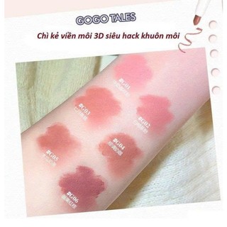 Bút Kẻ Viền Môi GO GO TALES Chính Hãng – Chì Kẻ Môi Dạng Kem Siêu Mảnh, 6 Màu Tự Nhiên, Lâu Trôi