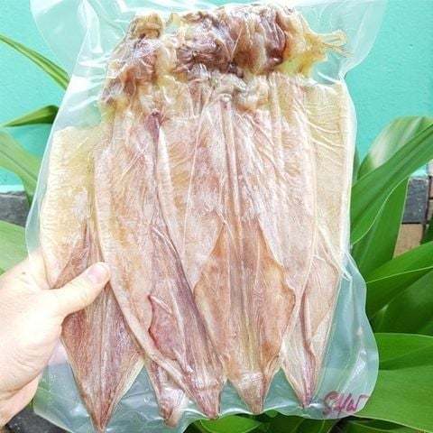 [LOẠI VIP] 1kg Khô mực loại 1 Thế Giới Hải Sản, khô mực size to, mực khô dày mình ngọt thịt được hút chân không