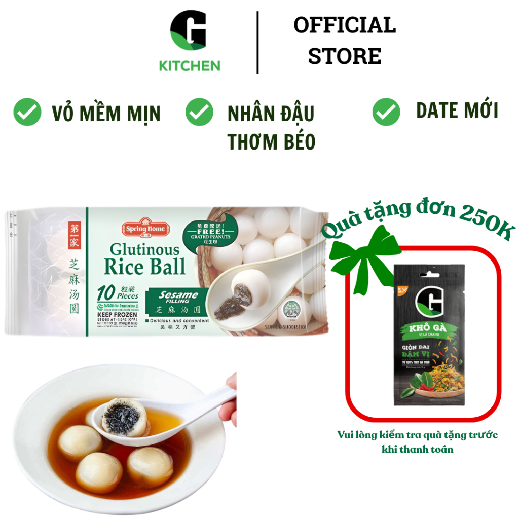 Bánh trôi nước nhân Spring Home G Kitchen 200g [Giao nội thành HCM]