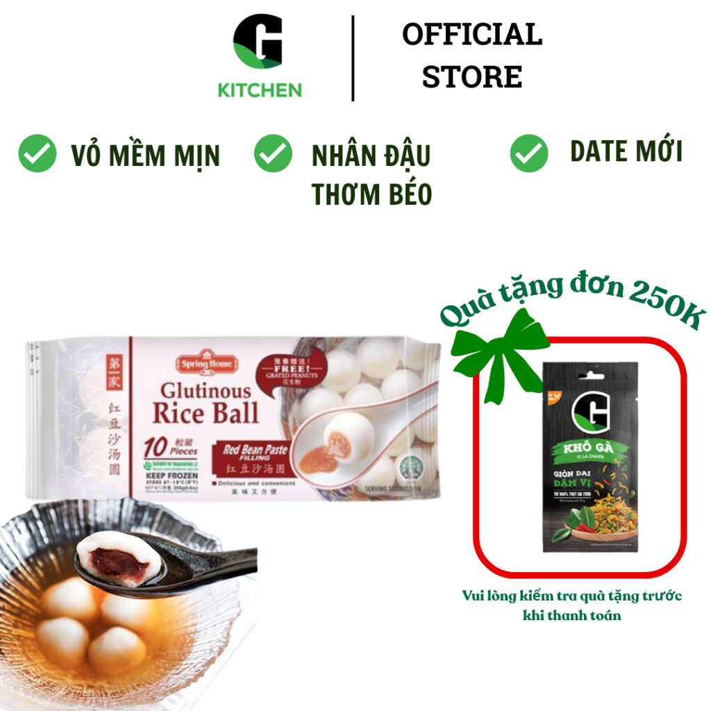 Bánh trôi nước nhân Spring Home G Kitchen 200g [Giao nội thành HCM]