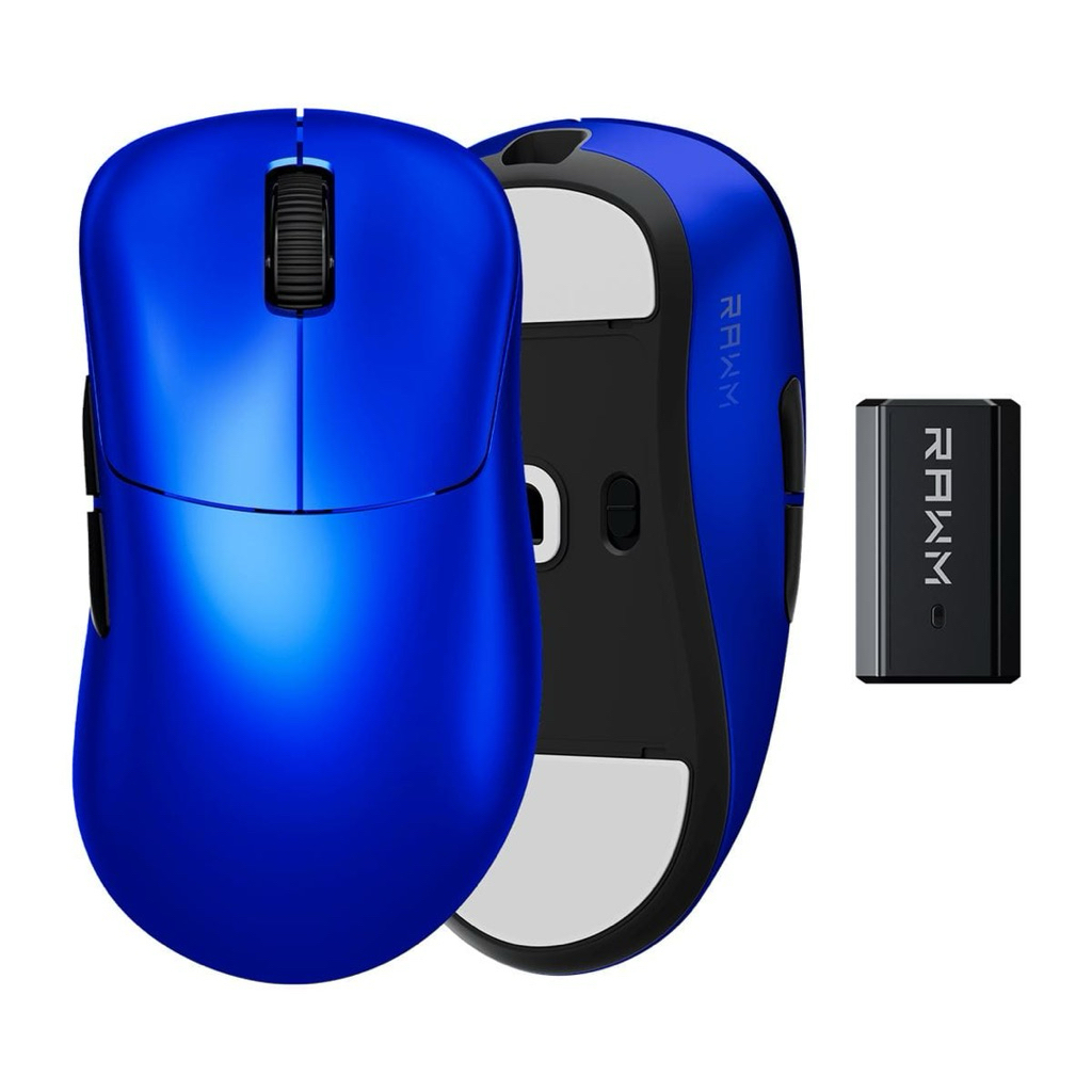 Chuột không dây Gaming Công thái học ERGO RAWM ER21 PRO 8KHz Lightweight Wireless Mouse PAW3950 30000DP