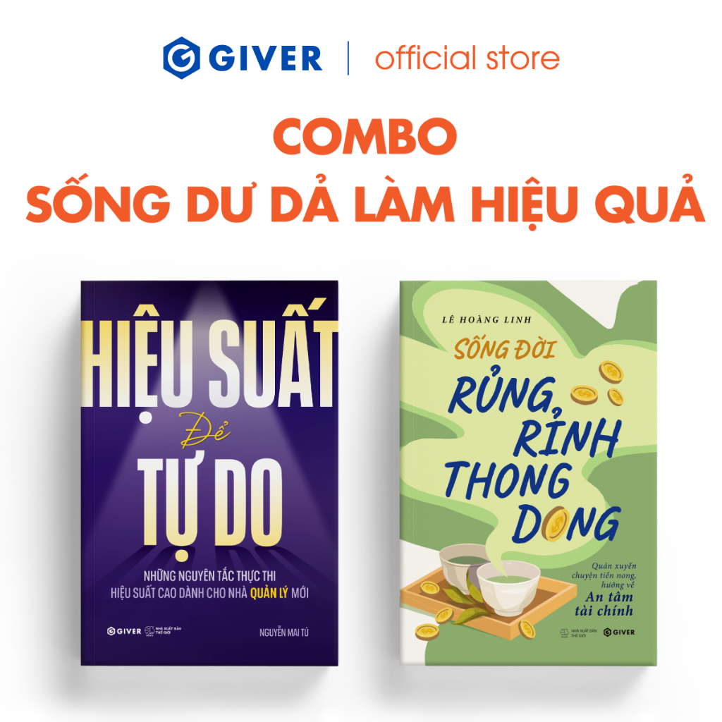 Sách - Combo Sống Dư Dả - Làm Hiệu Quả