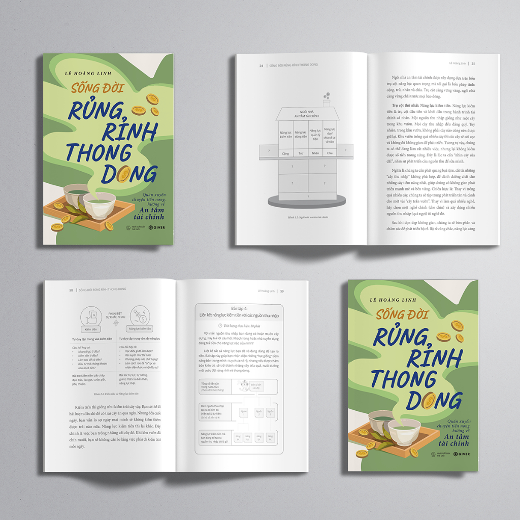 Sách - Combo Sống Dư Dả - Làm Hiệu Quả