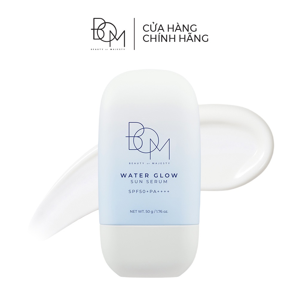 [DẤU ẤN MỚI] Serum chống nắng B.O.M Water Glow Sun Serum 50ml SPF50+PA++++ dưỡng ẩm vượt trội