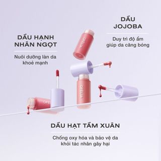 MÁ HỒNG KEM OF.É.LI.A Lolli Liquid Blush Đôi Má Ửng Hồng Bền Màu 0.7g Duduhouse