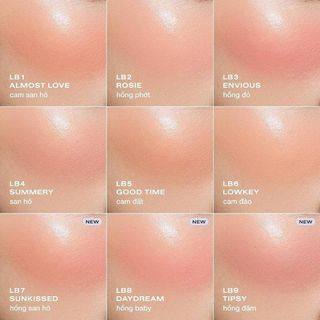 MÁ HỒNG KEM OF.É.LI.A Lolli Liquid Blush Đôi Má Ửng Hồng Bền Màu 0.7g Duduhouse