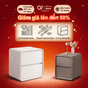 CONOCO Tủ đầu giường mini bọc da hiện đại kệ đầu giường gỗ thông siêu hẹp cao cấp chống nước