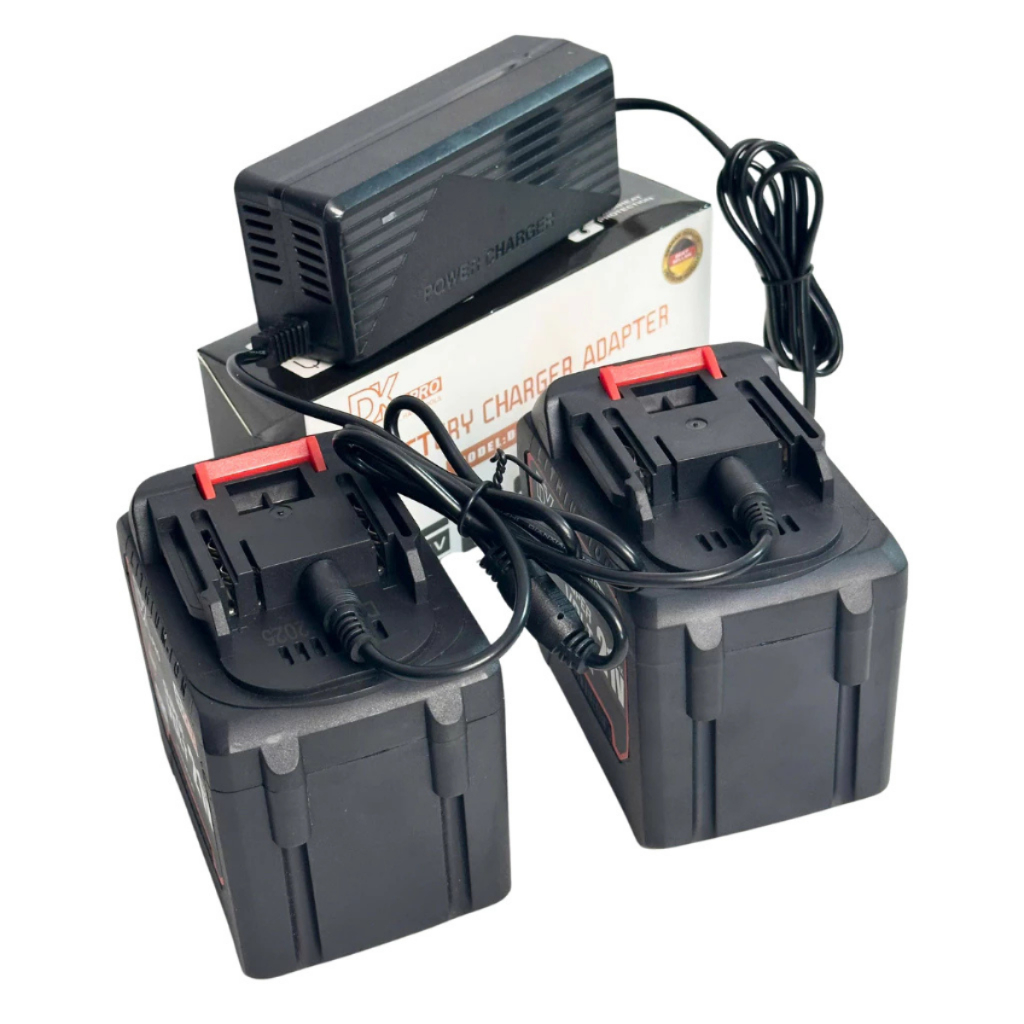 Sạc Nhanh Adapter 3A DKPro - Sạc 2 Pin Cùng Lúc Cho Pin Máy Khoan, Máy Bulong, Mạch Có Quạt Tản Nhiệt