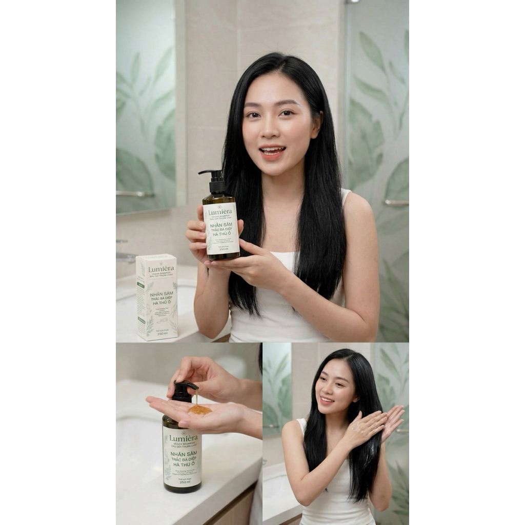 [Mọc Tóc nhanh] Dầu Gội Trắc Bách Diệp - kích tóc con mọc nhanh, dày và khỏe, ngăn ngừa rụng tóc tuyệt đối 250ml