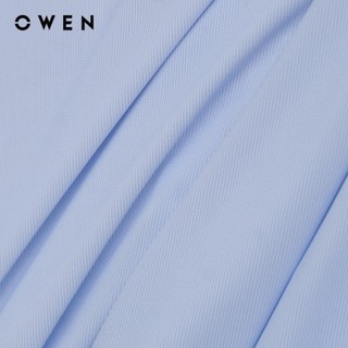 Owen - Áo sơ mi dài tay Regular Fit AR256044DT màu Xanh nhạt chất liệu Knit