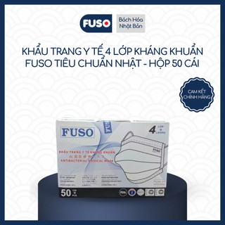 [KJUNE SHOP] KHẨU TRANG Y TẾ KHÁNG KHUẨN FUSO TIÊU CHUẨN NHẬT