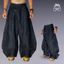Quần Dài Ống Rộng Form Baggy Coccoon, Gấu Quần Bản To - | BLACK | Vải Khaki Đan