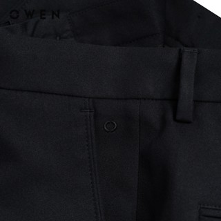 Owen - Quần tây Regular Fit QR257119 màu Đen chất liệu Conjugated polyester