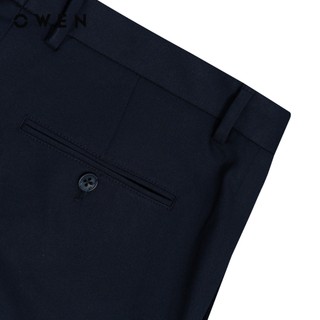 Owen - Quần tây Regular Fit QR257120 màu Xanh tím than chất liệu Conjugated polyester