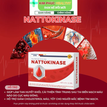 Nattokinase Người có cholesterol máu cao, xơ vữa động mạch, người sau tai biến mạch máu não, đột quỵ