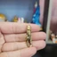 Vật Trang Trí Hình Hạt Đậu Đồng Thau Đúc Nguyên Khối 3.5cm Phụ Kiện Treo Xe Quà Tặng
