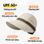 Mũ Chống Nắng Nữ Vành Rộng Phối Viền Thời Trang, Mũ Bucket Chống 99% Tia UV Vải Cotton Cao Cấp