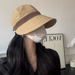 Mũ Chống Nắng Chống 99% Tia UV Phối Viền Thời Trang, Mũ Bukcet Nữ Vành Rộng Vải Cotton Cao Cấp