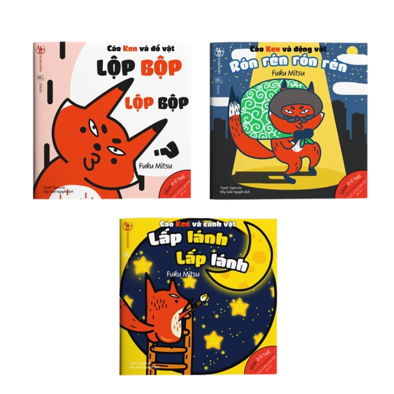 Sách Ehon Cho Bé 0-6 Tuổi (3 Tập) - Lộp Bộp Lộp Bộp, Lấp Lánh Lấp Lánh ...