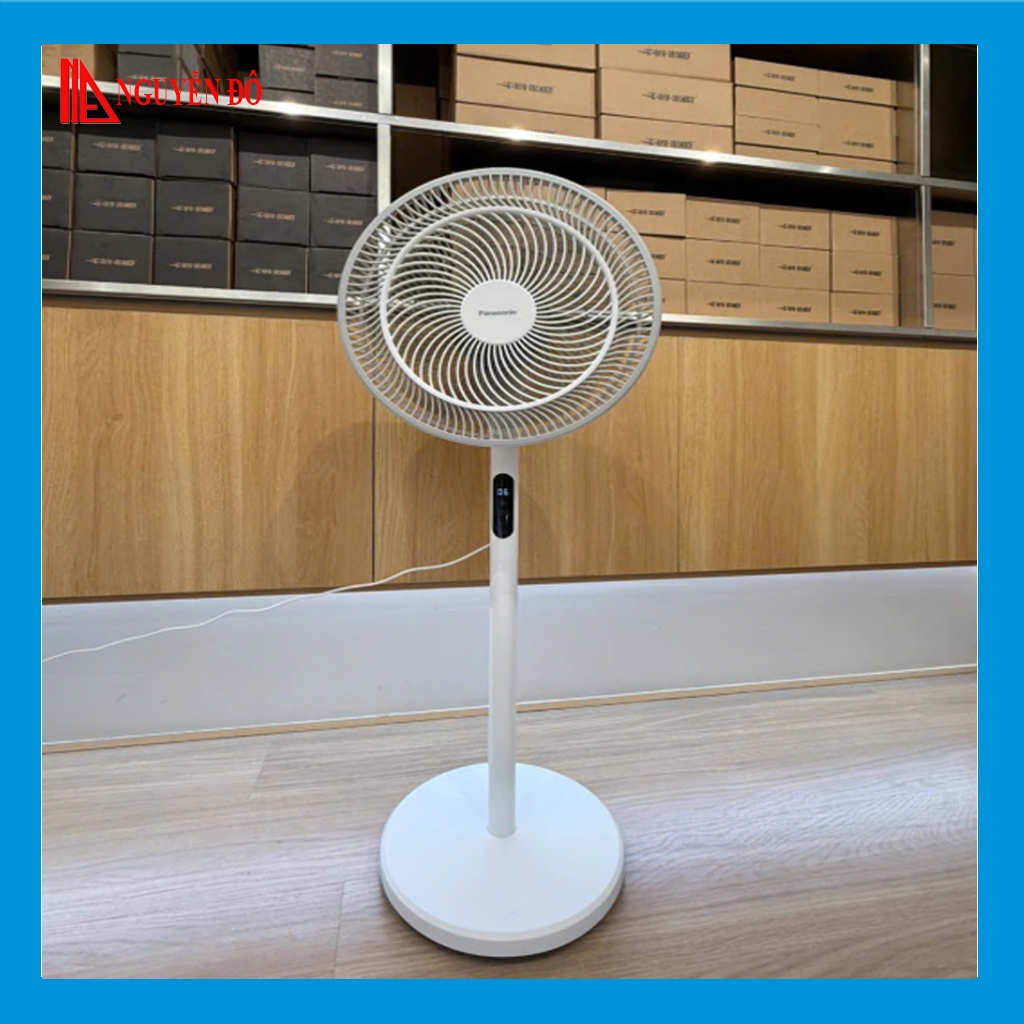 Quạt đứng Panasonic F-30JLV 2 trong 1 công suất 20w động cơ DC, có 2 màu trắng và xám điều khiển từ xa bằng remote