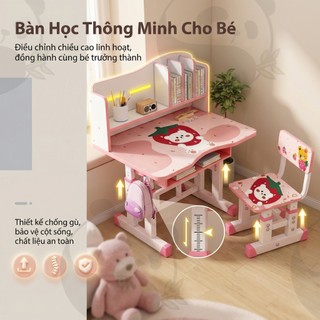 Bộ bàn học thông minh PANDA chống gù chống cận ay quay điều chỉnh độ cao chất lượng cao