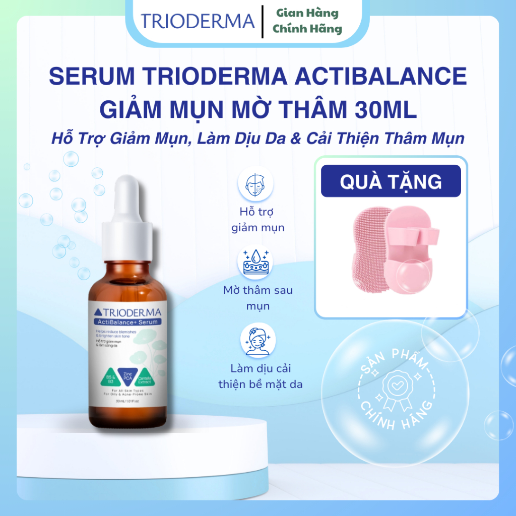 Serum Trioderma ActiBalance+Hỗ Trợ Làm Dịu Da, Cân Bằng Dầu & Sáng Mịn ...