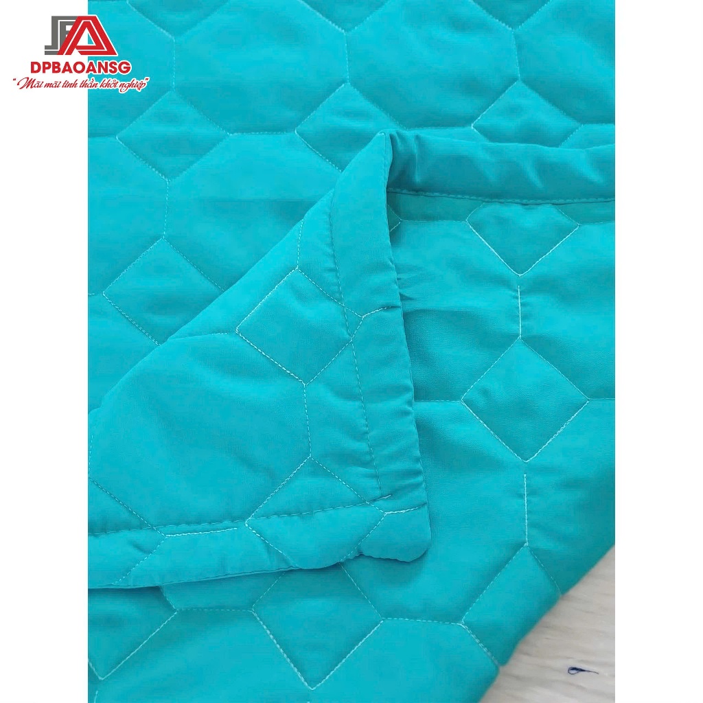 Nệm Bé Mầm Non Ngủ Trưa Vải Cotton Chần Bông Êm Ái - Dễ Gấp Gọn, Màu Xanh Vàng Đỏ