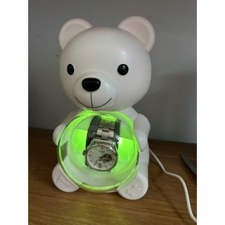 Tủ Hộp Đựng Đồng Hồ Cơ 1 Xoay Đèn Led đổi màu- Chính Hãng Cao Cấp - Hộp Lắc Lên Cót Đồng Hồ Winder Watch
