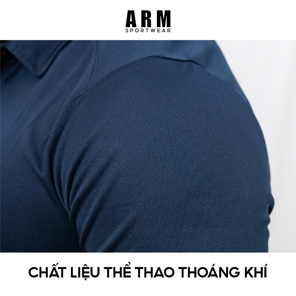Áo Polo Thể Thao Nam ARM Sportwear DRI-FIT, Áo thể thao đa năng Gym Chạy bộ Pickleball Tennis thoáng khí thấm hút