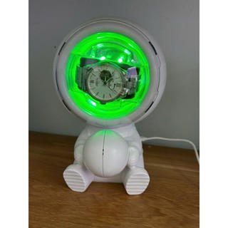 Tủ Hộp Đựng Đồng Hồ Cơ 1 Xoay Đèn Led đổi màu- Chính Hãng Cao Cấp phi hành gia - Hộp Lắc Lên Cót Đồng Hồ Winder Watch