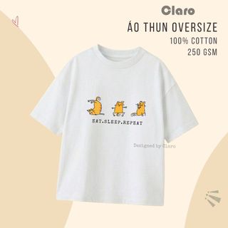 Áo Thun Nam Nữ Oversize Cotton aos phoong unisex form chuẩn