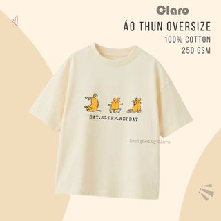 Áo Thun Nam Nữ Oversize Cotton aos phoong unisex form chuẩn
