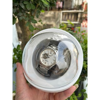 Tủ Hộp Đựng Đồng Hồ Cơ 1 Xoay Đèn Led đổi màu Chính Hãng Cao Cấp - Hộp Lắc Lên Cót Đồng Hồ Winder Watch