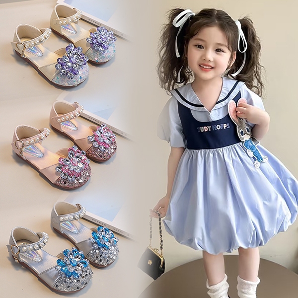 Bella Neman Mùa Hè Mới-Giày Sandal Thời Trang Hàn Quốc Cho Bé Gái, Giày Dạ Hội Thời Trang Dễ Phối Đồ